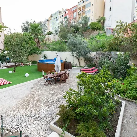 Graca Palace With Private Pool Garden Lissabon