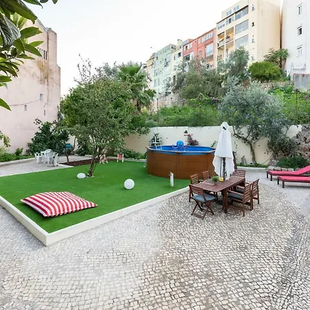 公寓 Graca Palace With Private Pool Garden Lisboa