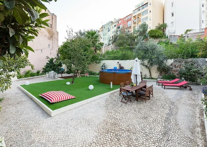 Lejlighed Graca Palace With Private Pool Garden Lisboa